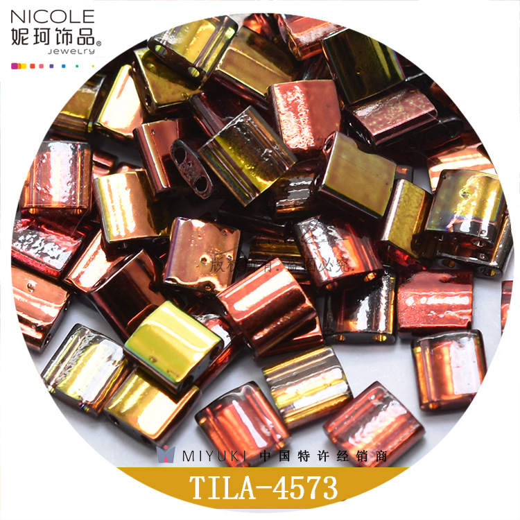 TILA日本进口miyuki御幸提拉珠14色冰与火幻彩系列10g装散珠珠子详情18