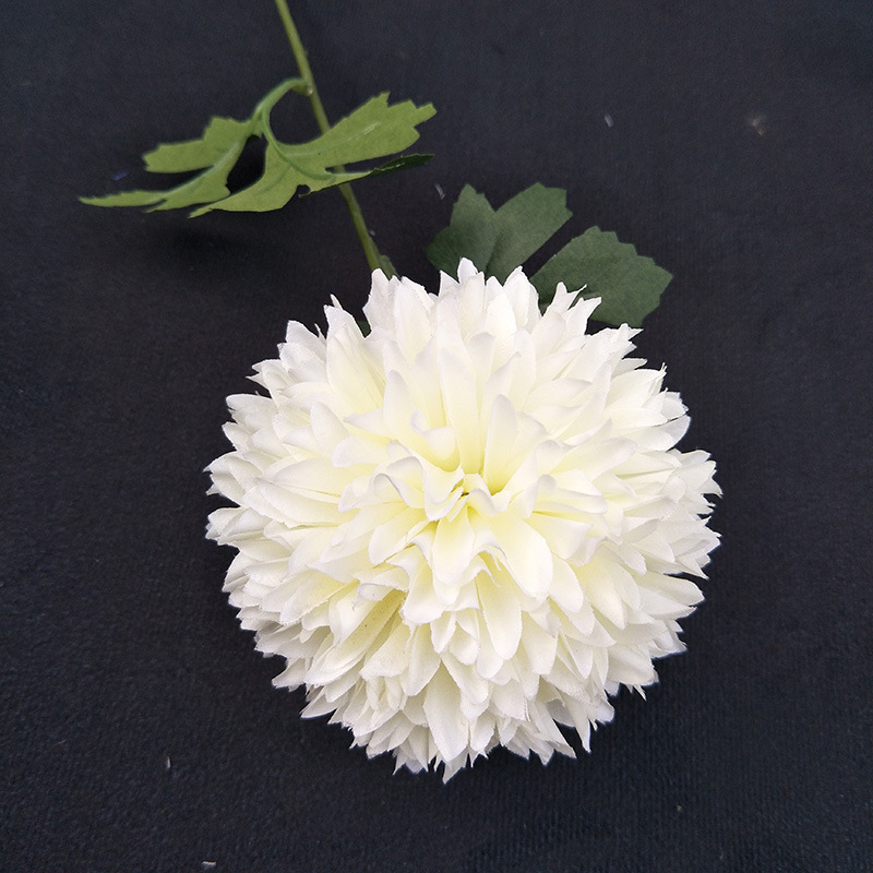 单头球清新葱球仿真花单头绣球绢花假花家居婚庆小清新装饰花详情137