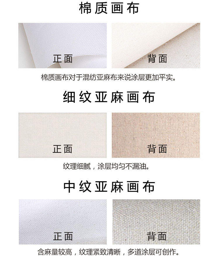 厂家直供纯棉亚麻油画框30*40*50油画框木制画框diy价格优惠详情5