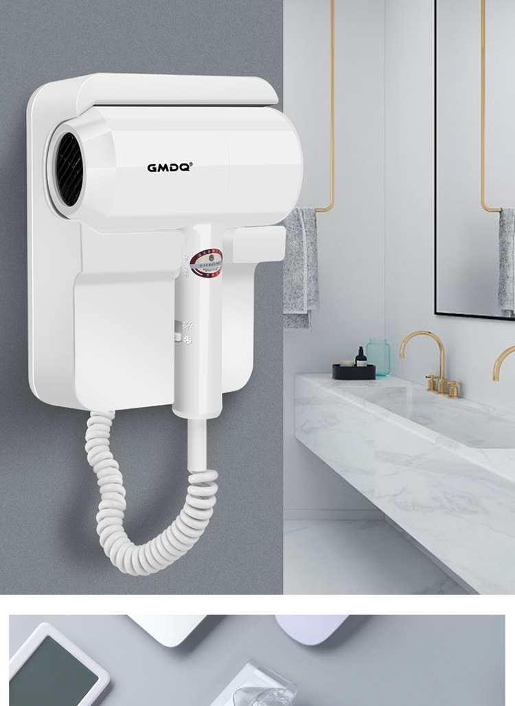 Hotel-specific hair dryer, wall-mounted high-power hair dryer for hotels, baths and homestays, hot and cold hair dryer, air blower pic 18