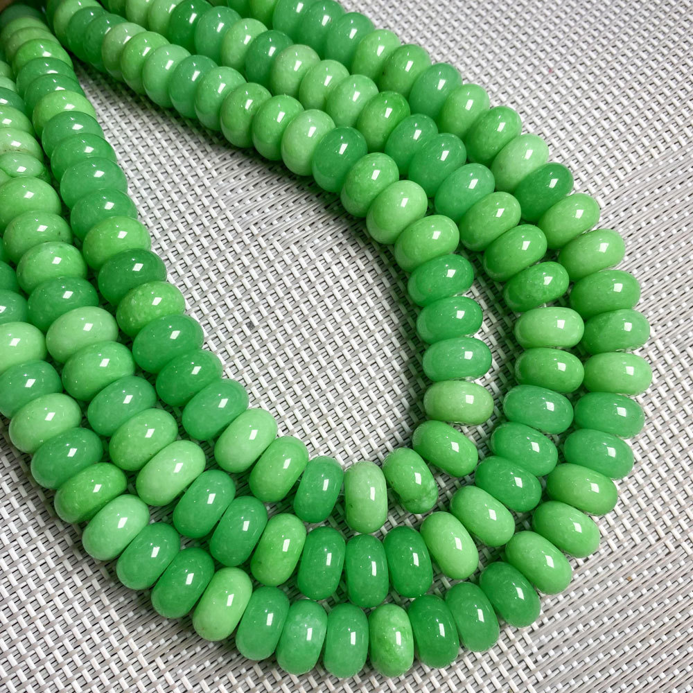 6*10mm天然石水晶算盘珠散珠DIY手链饰品定位珠隔片串珠半成品详情16