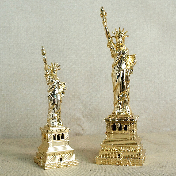 Creative metal handicrafts, American home craft ornaments, Statue of Liberty model ornaments in multiple sizes pic 21