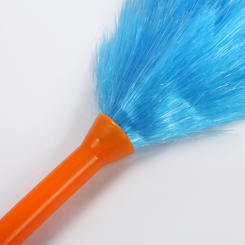 Cross-border wholesale of colored PP silk feather dusters, short dusters, household dust removal, static dust sweeping, anti-static, static dust removal pic 5