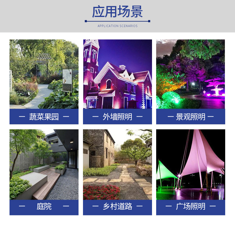 LED floodlights, aluminum waterproof outdoor lights, 200W advertising lights, outdoor lighting high-brightness spotlights, courtyard illumination lights pic 29