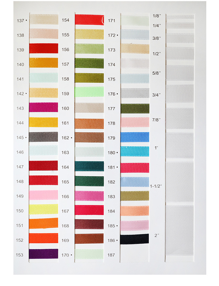 Tianmei Red Ribbon 0.3-5CM red silk ribbon, satin ribbon packaging, colorful ribbon, wedding decoration, DIY polyester material pic 13