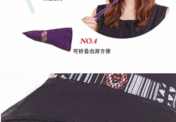 New Korean-style all-roundable sun hat, ethnic-style sun protection hat, basin hat, versatile Korean style, casual outing fisherman hat for women pic 6