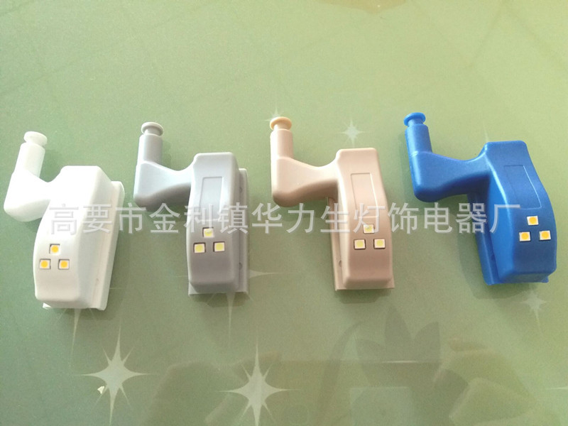 触碰感应橱衣柜LED铰链灯 跨境电商现货暖白光柜门合页灯 pic 22
