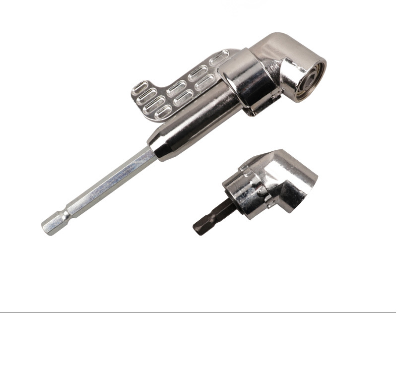 Electric screwdriver corner adjuster, turning drill bit, screwdriver hand drill 90-degree corner adjuster, turning electric drill extension rod pic 7