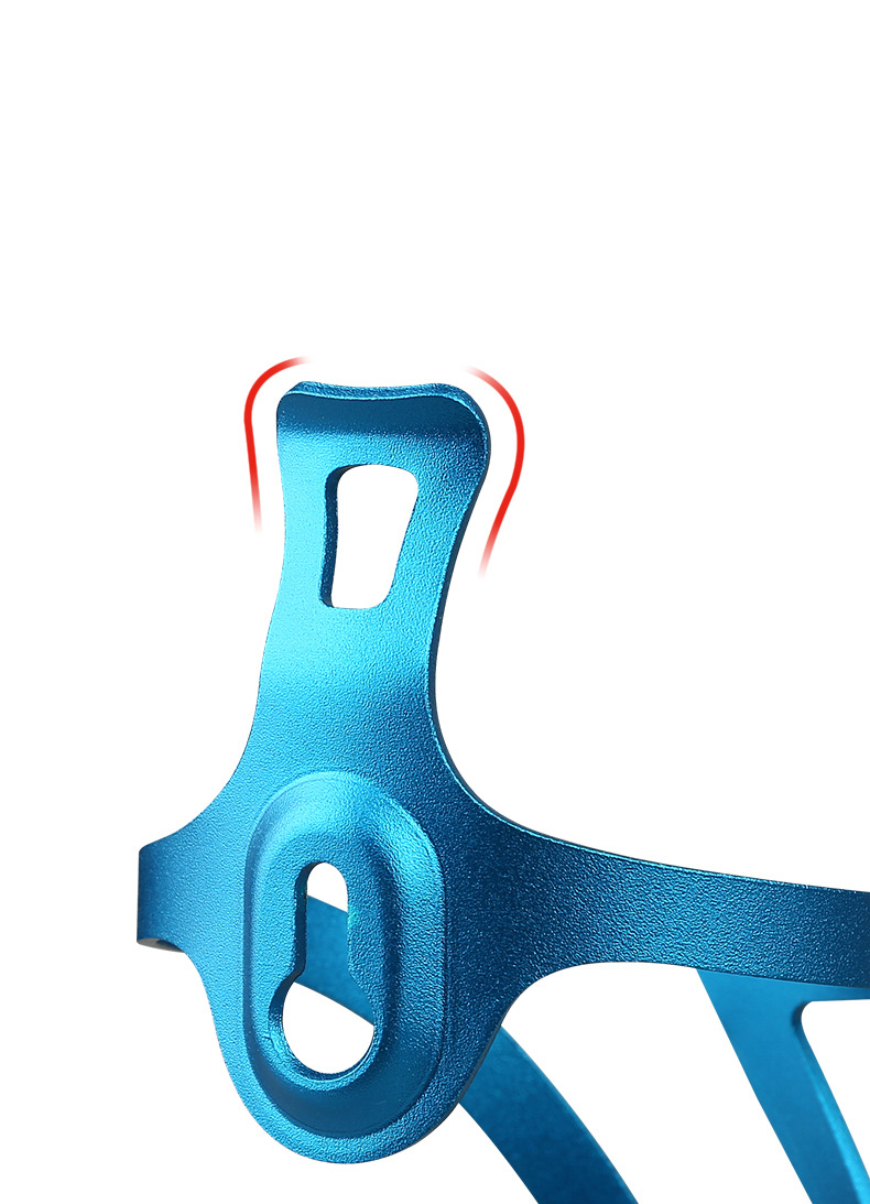 Aluminum alloy bicycle water bottle stand, one-piece formed mountain bike water cup stand, adjustable and convertible bottom cycling water bottle stand pic 6