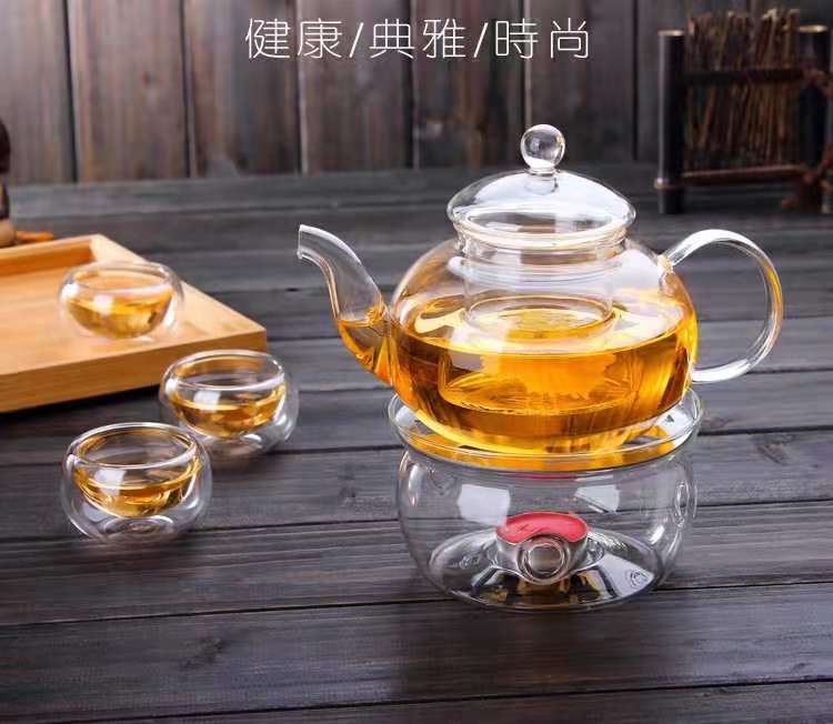 加厚玻璃茶壶过滤泡茶壶家用耐高温耐热茶水分离泡茶器花茶具套装详情4