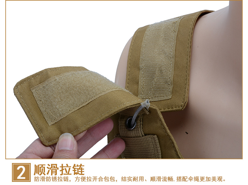 Yitu Tactical vest, anti-explosion Special training, PUBG vest, multi-functional vest, CS camouflage vest, training uniform pic 13