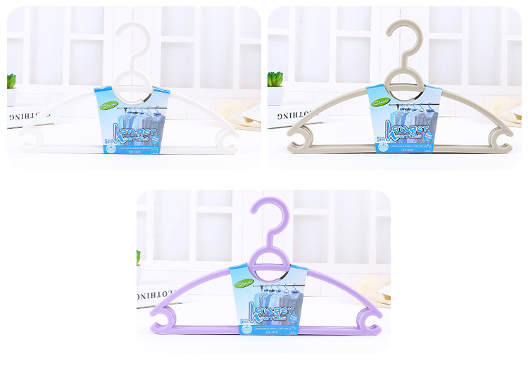 LT-1009塑料家用衣架干湿两用防滑晾衣架家用成人无痕晾衣架批发详情12