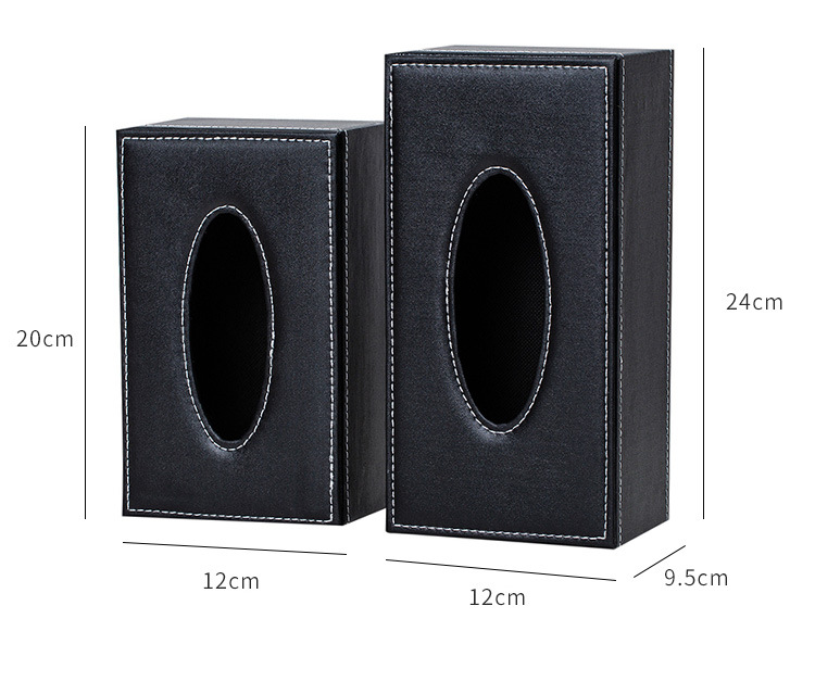 皮革纸巾盒简约家用宾馆酒店车载皮质纸抽抽纸盒礼品广告logo批发详情9