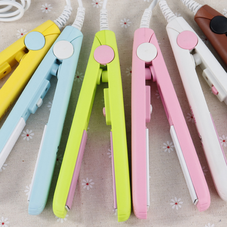 Factory direct sales of creative and fashionable hair straightening boards, household mini round bucket hair straightening devices and hair perming devices, exclusively available in physical stores pic 8