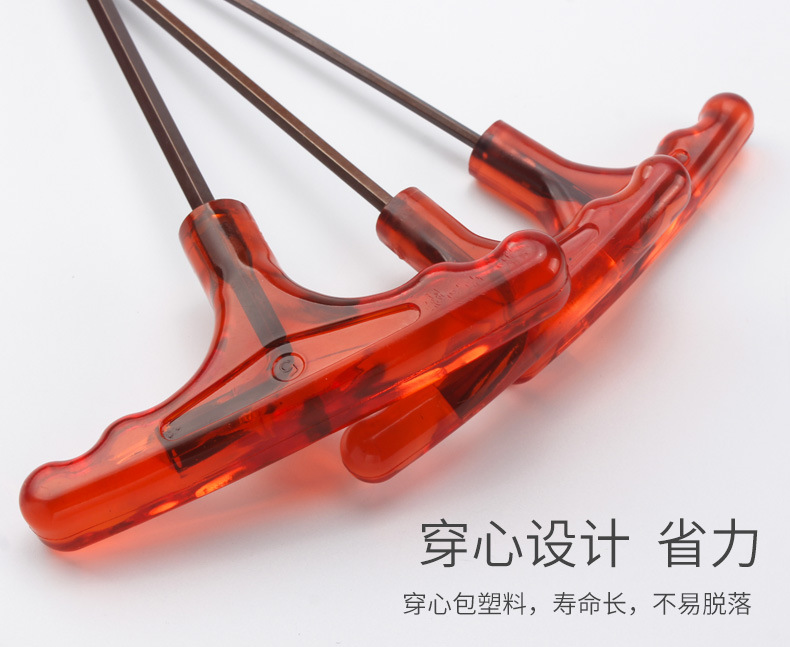 高品质加硬古铜T型扳手动内六角梅花扳手公制平头T字2MM-10MM详情8