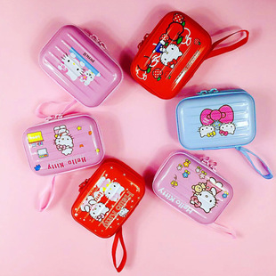 Mini and cute canvas zipper, candy-colored, soft and durable coin case, Korean version with large capacity pic 12