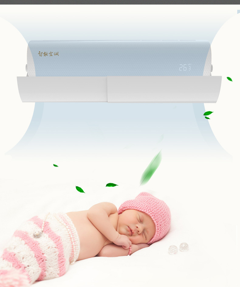 Wind deflector, air conditioner baffle, infant and toddler direct blowing wind deflector, office wind shield, wall-mounted windproof, home baffle pic 8