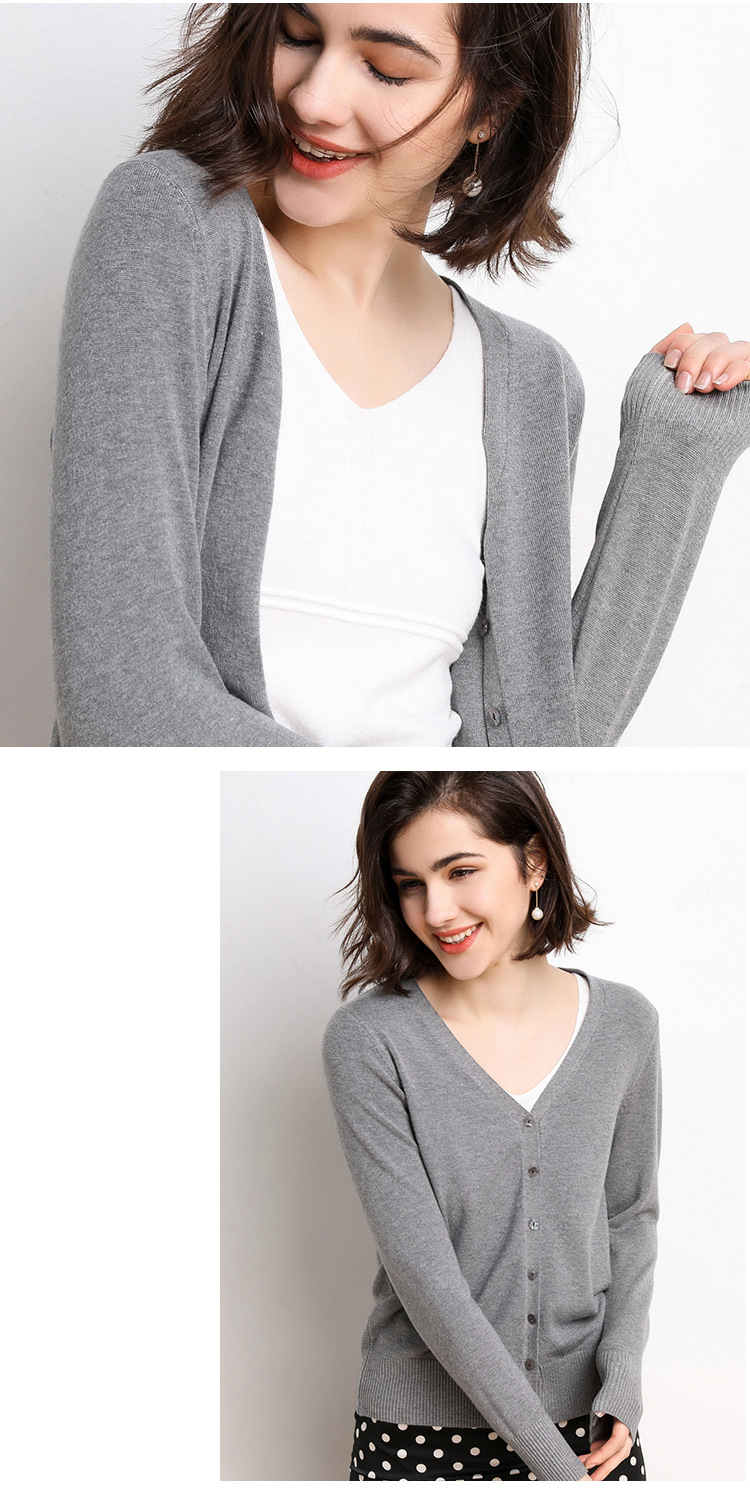 Knitted cardigan for women, spring knitted coat, long-sleeved sweater, cardigan, large-sized autumn coat, cross-border sweater coat for women pic 24