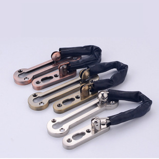 Medium-sized zinc alloy anti-theft lock for hotels, hotel latch anti-lock lock, bedroom door anti-theft security door lock pic 6