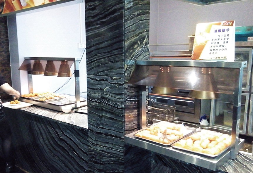 不锈钢底座双头保温灯加热保暖灯酒店自助餐用品烽煌厨房设备详情7