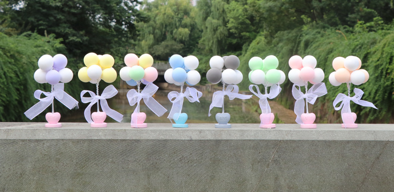 Wholesale of cute, creative and personalized macaron-colored car decorations for car ornaments, love declaration balloons, and car interiors pic 8