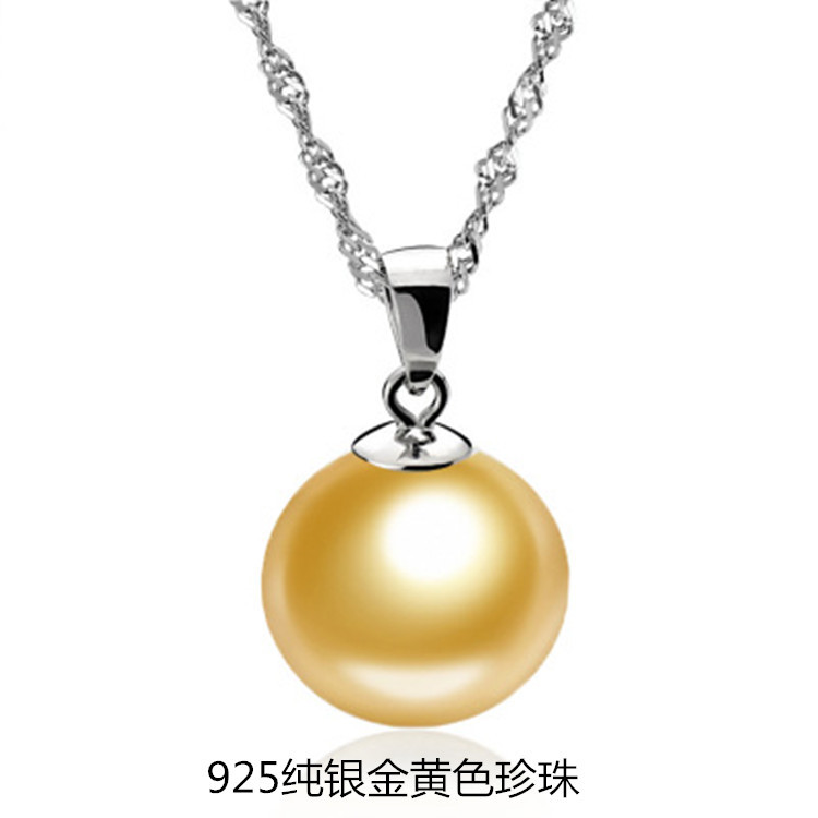 Серебряное колье S925 с цепочкой из бижуса, украшенное модным украшением с натуральным черным жемчугом pic 12