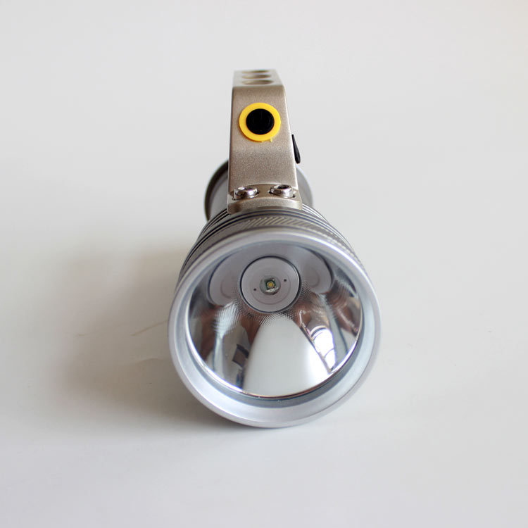 T6 portable searchlight, waterproof aluminum alloy rechargeable flashlight, patrol, camping, search and rescue, fishing, aluminum alloy waterproof pic 8