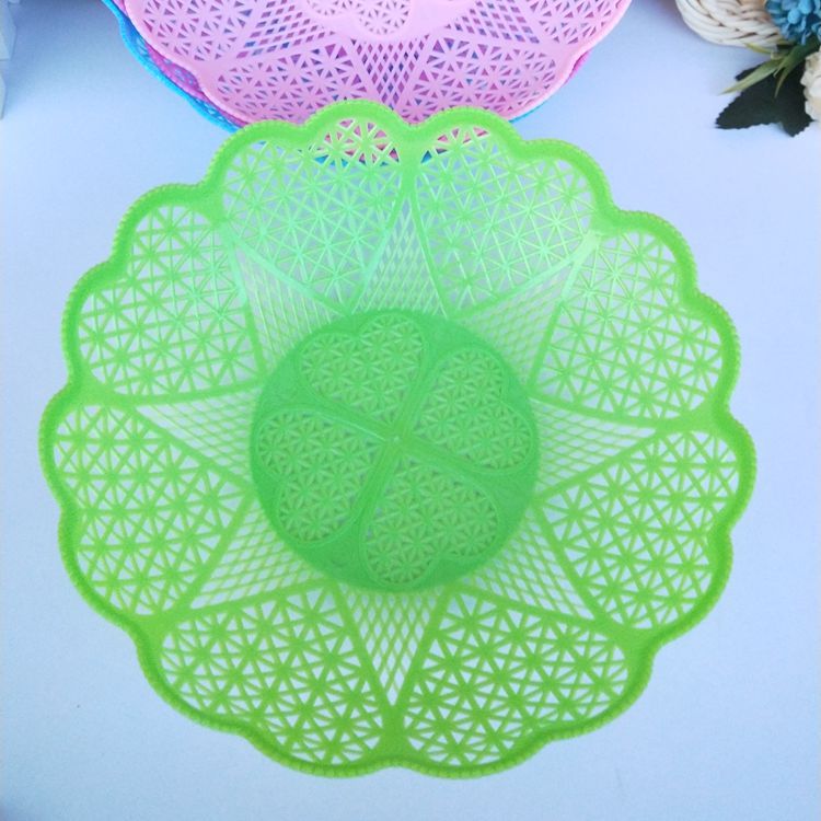 【 Zone 2-2 】 Love Fruit Platter 400 yuan per box, lace heart fruit platter, plastic fruit Platter, candy Platter, Snack basket 1 yuan, wholesale 2 yuan pic 2