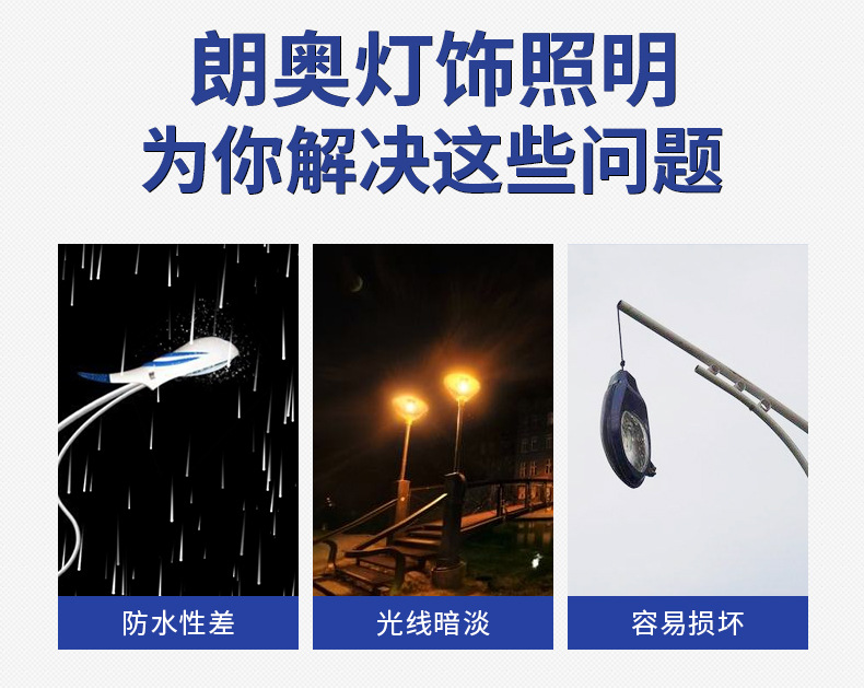 Modern LED road lighting outdoor high-lumen high-power rural street lamps outdoor lighting street lamp heads pic 4