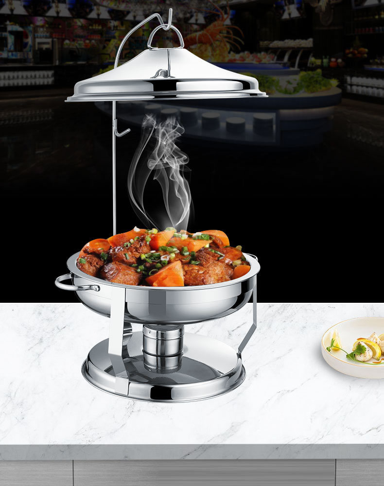 High-end dining stove with hanging lid, commercial multi-functional hot pot, luxury buffet, intelligent pic 6