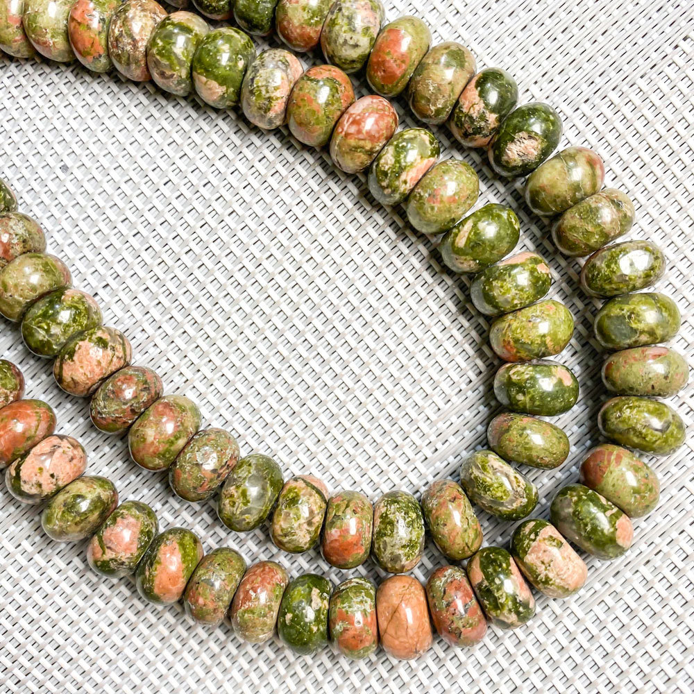 6*10mm天然石水晶算盘珠散珠DIY手链饰品定位珠隔片串珠半成品详情18