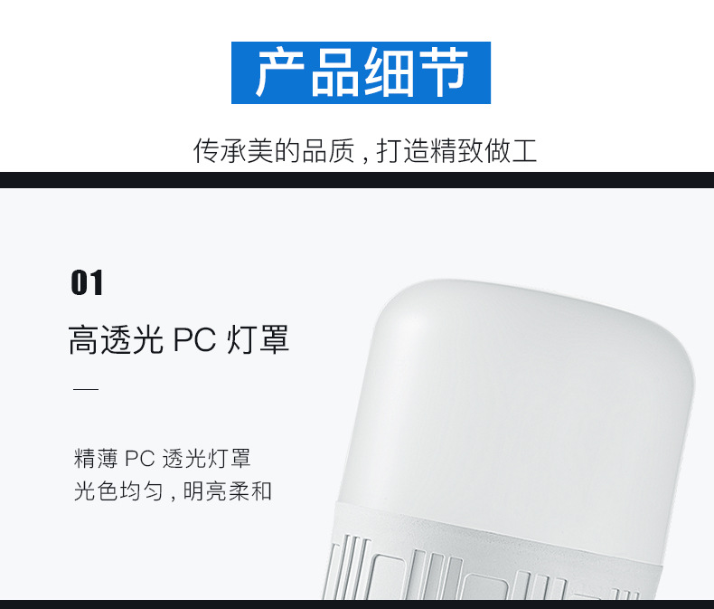 led节能灯泡 高富帅灯泡家用超亮e27螺纹螺口省电耐用球泡B22卡口详情11