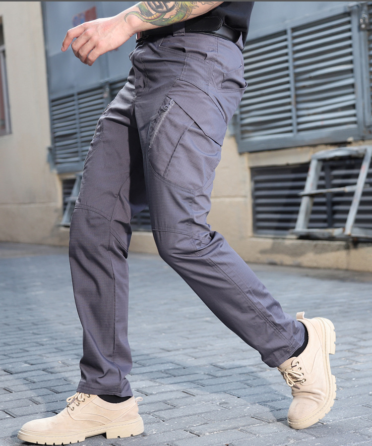 Foreign trade cross-border direct supply IX9 instructor tactical pants, loose multi-pocket pants, work pants, multi-pocket outdoor military enthusiast long pants pic 2
