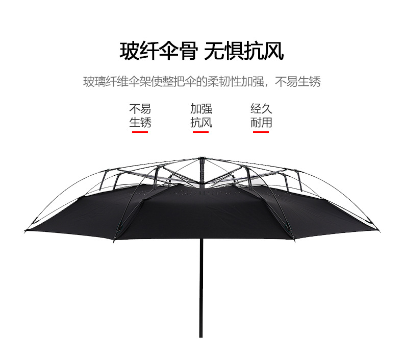 创意反向伞双层C型免持式汽车长柄伞晴雨伞直杆广告雨伞印刷logo详情12