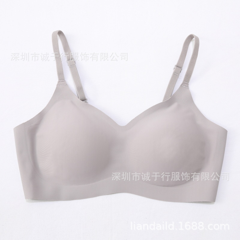 日本无痕内衣胸罩女聚拢舒适美背纯色透气莫代尔收副乳u型文胸详情13