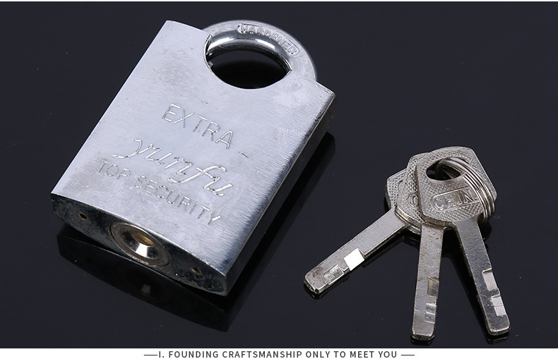 We offer wholesale of square blade padlocks, stainless steel padlocks, blade lock cores, and long beam iron padlocks for both household and commercial use pic 5