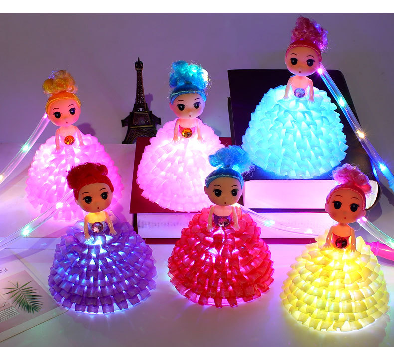 Hand-held luminous dolls light up, confusing dolls carry lanterns, popular street stalls sell lanterns, wholesale street stalls pic 8