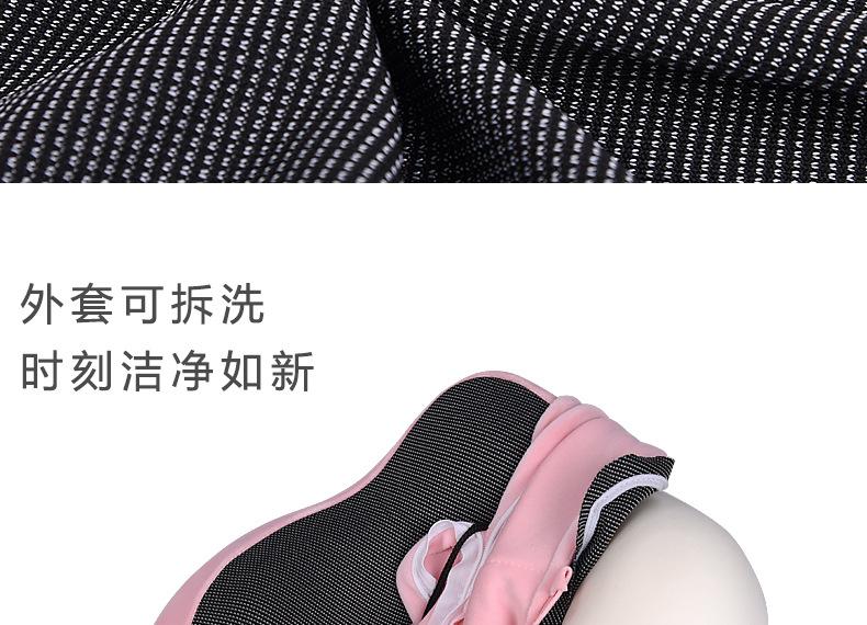 u型枕定制logo记忆棉旅行枕头护颈枕飞机午睡护颈枕收纳磁布u形枕详情10