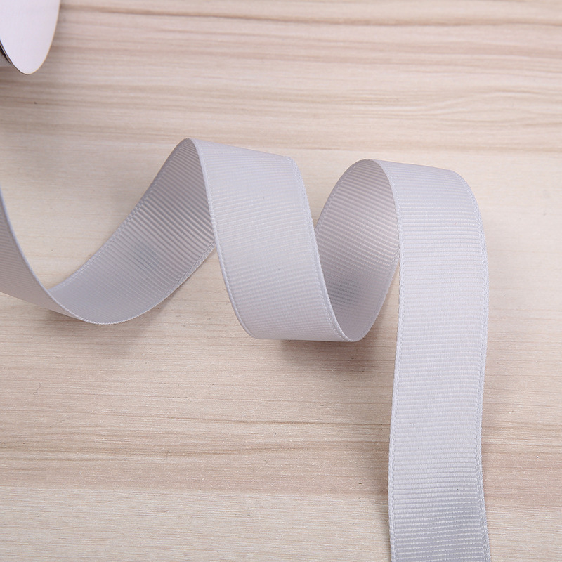 厂家批发现货螺纹丝带服装织带涤纶罗纹带头饰彩带可定颜色详情4