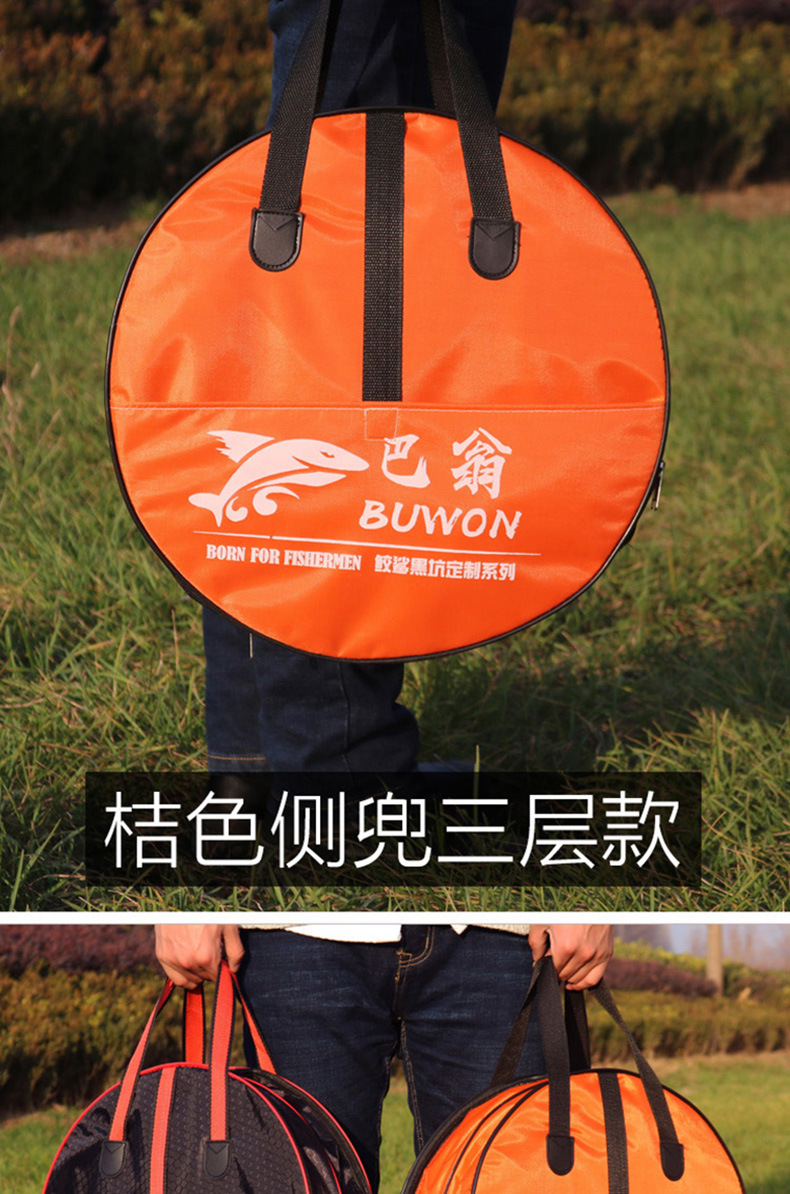 厂家直销双层防水耐磨鱼护包渔具包渔网包钓鱼包帆布护包鱼护网包详情12