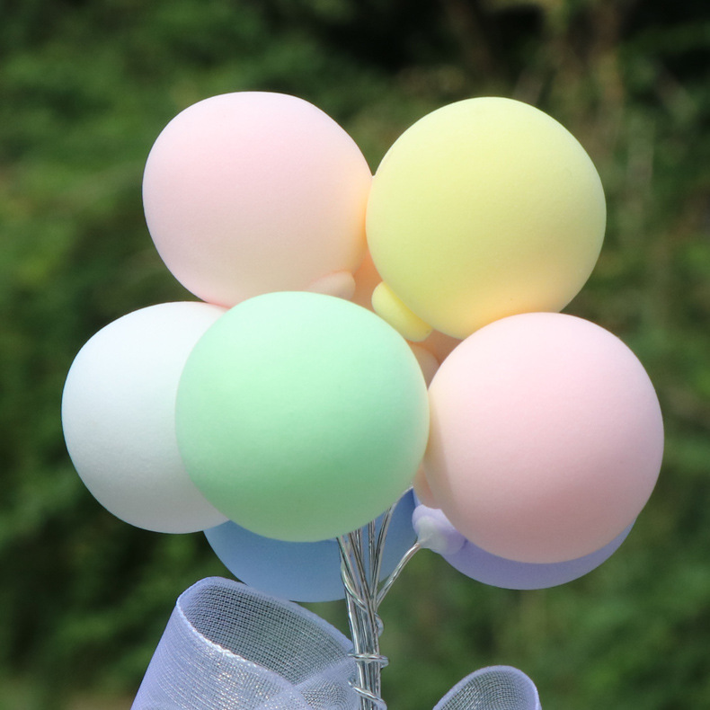 Wholesale of cute, creative and personalized macaron-colored car decorations for car ornaments, love declaration balloons, and car interiors pic 19