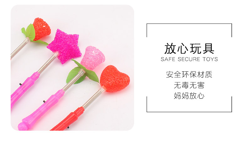 Luminous particle stick toys, children's street stall, wholesale of bouncy balls, luminous toys, creative and fun luminous handheld sticks pic 21