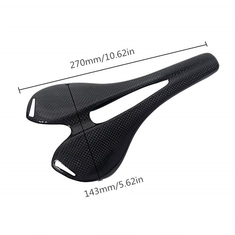 Bicycle seat cushion, all-carbon fiber mountain bike, road bike, hollow seat cushion, ultra-light saddle, riding equipment accessories pic 14
