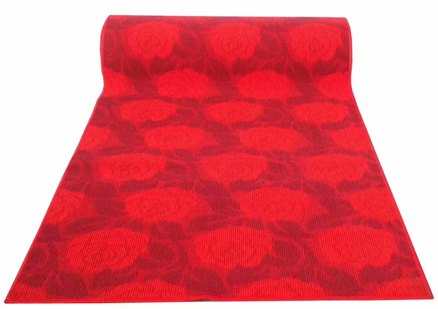 Antideslizante no tejido fondo pequeño lazo de terciopelo de boda sunflower rolls simple floor mat dormitorio cocina pasillo alfombra para el hogar pic 3