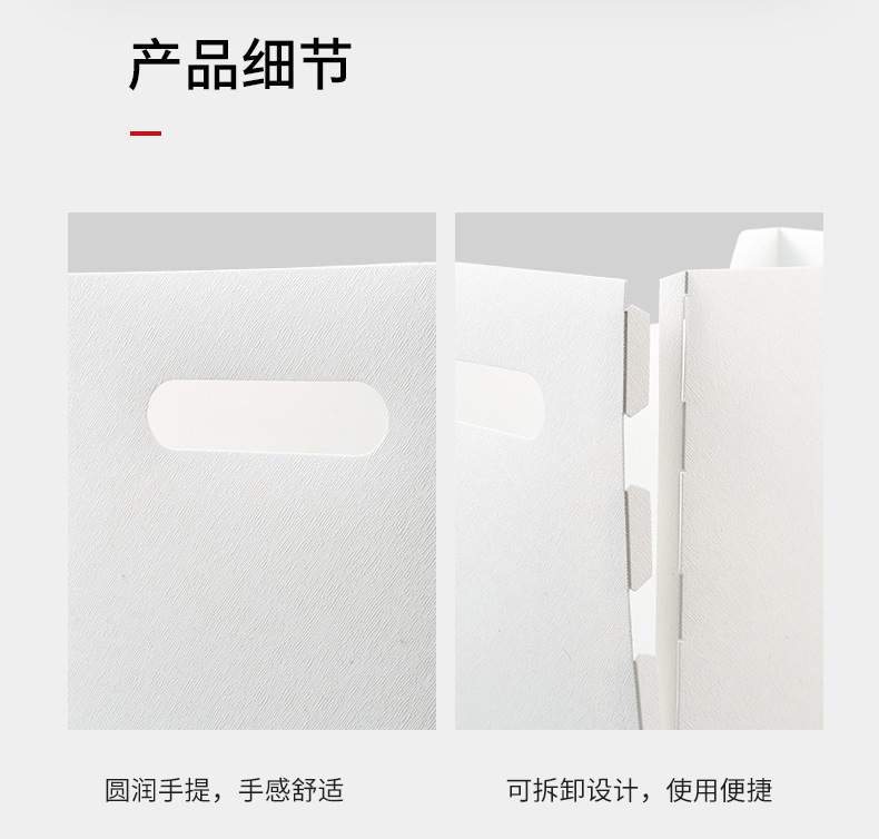 pp faux leather storage box, desktop book and stationery storage basket, storage rack, plastic storage basket, storage can be folded pic 23