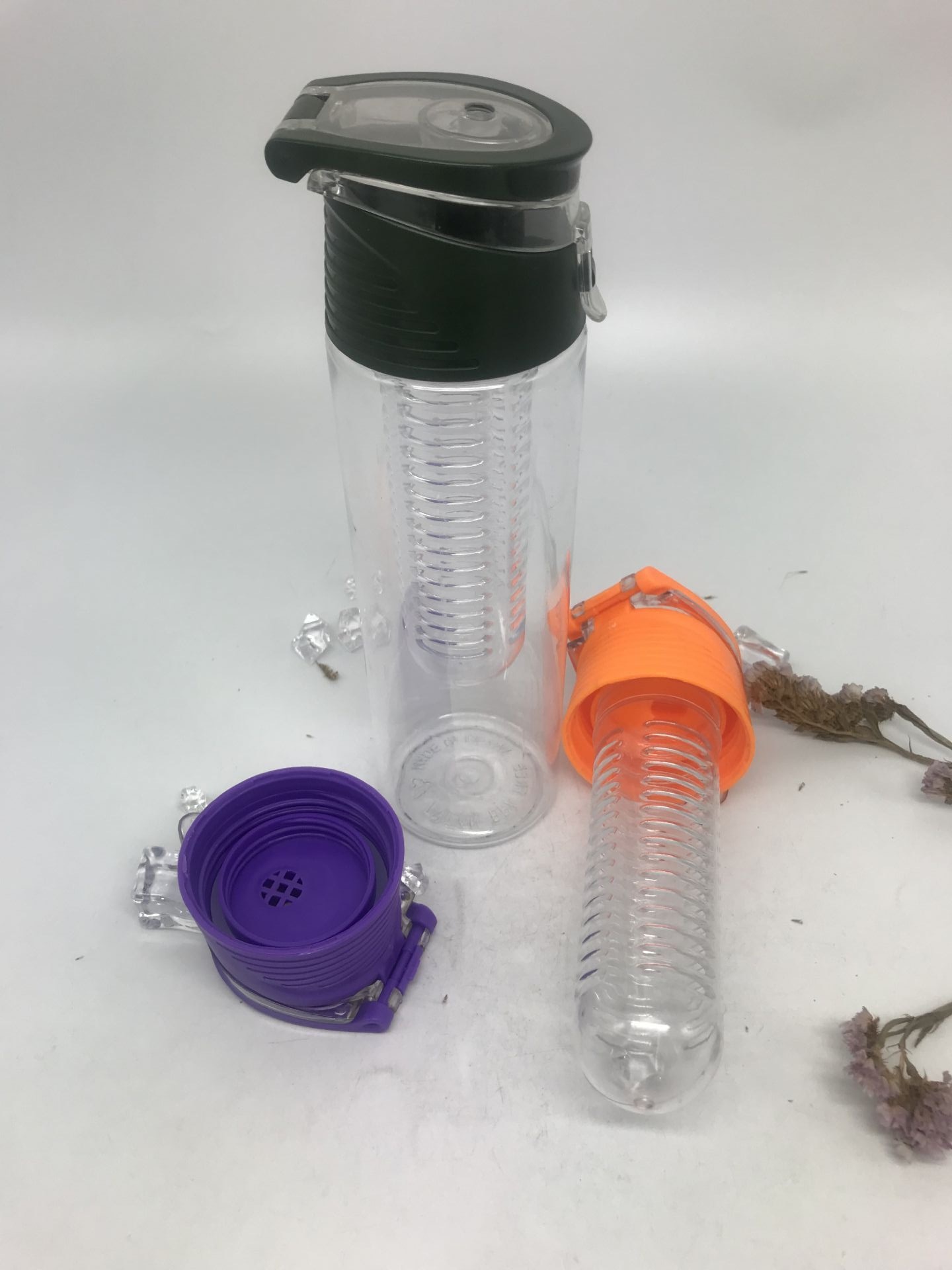 Cross-border Amazon sports and creative outdoor fruit, colorful transparent scale, large-capacity portable water cup for girls, plastic cup pic 10