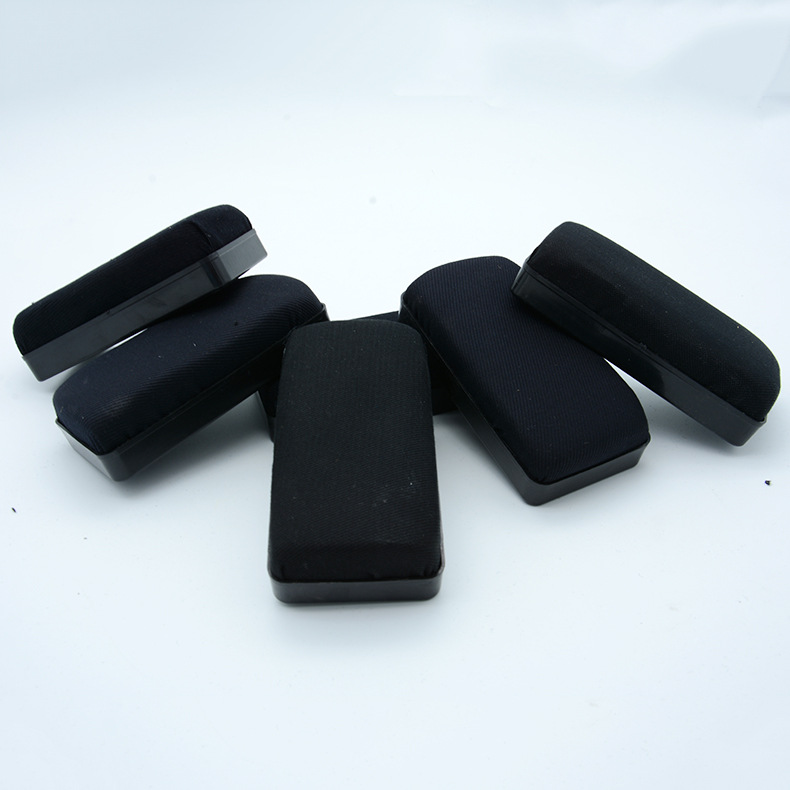 Black shell and black cloth bulk board eraser, office, teaching and learning stationery, easy to wipe, leaving no trace, whiteboard, magnetic and anti-slip pic 3