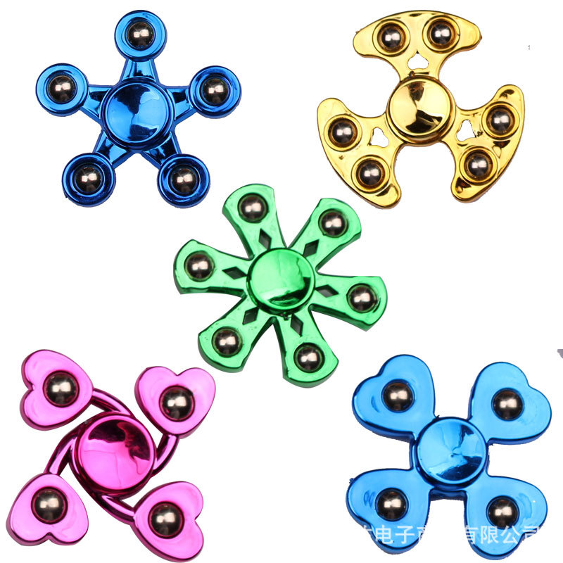电镀钢珠迷你指尖陀螺塑料指间小陀螺地摊跑江湖展会儿童玩具批发详情13