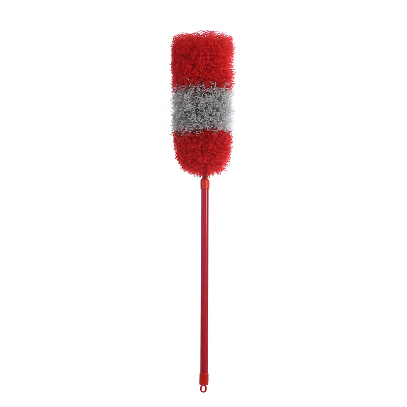 The extendable and extended chicken feather duster is a simple style duster for home use. It makes it easy to clean the crevices in the ceiling and high places pic 4