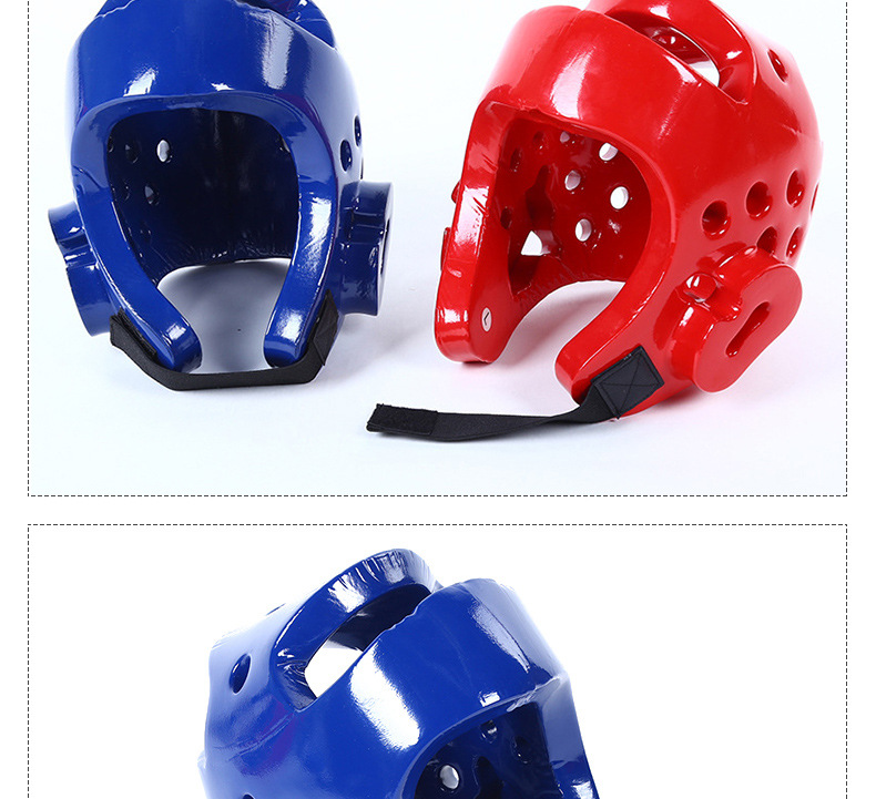 厂家直销儿童成人跆拳道护头 跆拳道运动护具 头盔一件代发详情19